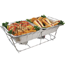 FOIL PANS & LIDS, FULL SIZE WIRE STAND, DISPOSABLE  - FOIL PAN, FULL SIZE, 19 9/16