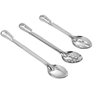 BASTING SPOON, HEAVY DUTY, STAINLESS STEEL - STAINLESS  EXTRA LONG SLOTTED SPOON, 18