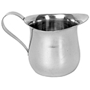 CREAMERS, BELL SHAPED, COMMERCIAL GRADE, STAINLESS - 3 OZ.