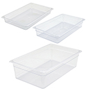 POLY-WARE FOOD PANS, POLYCARBONATE - SIXTH SIZE, 4