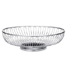 BASKETS, CHALET STYLE, CHROMPLATE - 8.25