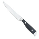 STEAK KNIFE, HIGH PLAINS, JUMBO BLACK DELRIN PLASTIC HANDLE, PKG/1 DOZ.