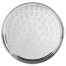 CIRCLE CENTER TRAYS, STAINLESS STEEL - 10
